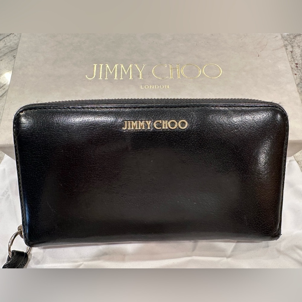 Jimmy Choo Black Leather wallet